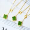 Green Clover Women's Necklace